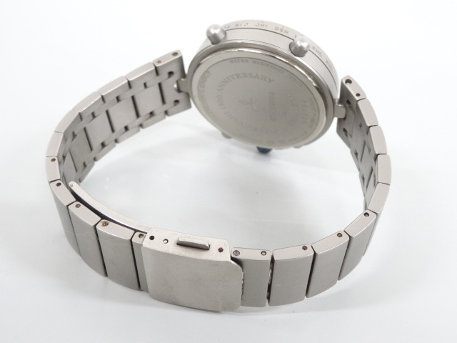 ジャンク SEIKO セイコー ワールドタイム 5T52-0010 三菱 130周年 記念 チタニウム メンズ クオーツ 腕時計_画像5
