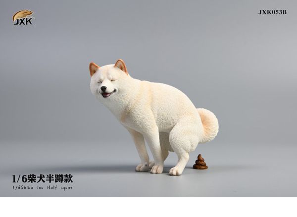 Mr.Z 1/6 サイズ シバイヌ 柴犬 可愛い 滑稽 犬 動物 リアル フィギュア おもちゃ 模型 樹脂 犬好き 誕生日 プレゼント 置物 (053B)_画像1