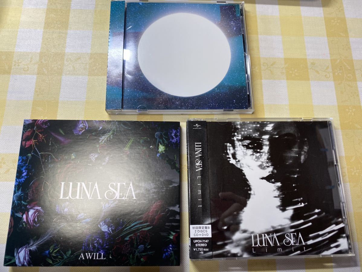 【クリックポスト送料無料】LUNA SEA A WILL(初回限定盤B)(DVD付) 、THE ONE (HQCD) 、Limit(初回限定盤B)(DVD付)3点セットバラ売り不可_画像2