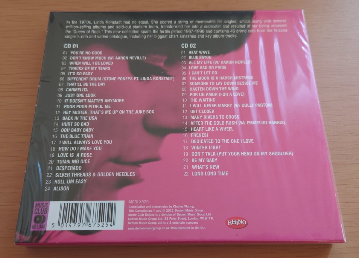 CD リンダ・ロンシュタット LINDA RONSTADT THE COLLECTION 2枚組ベスト輸入盤_画像2