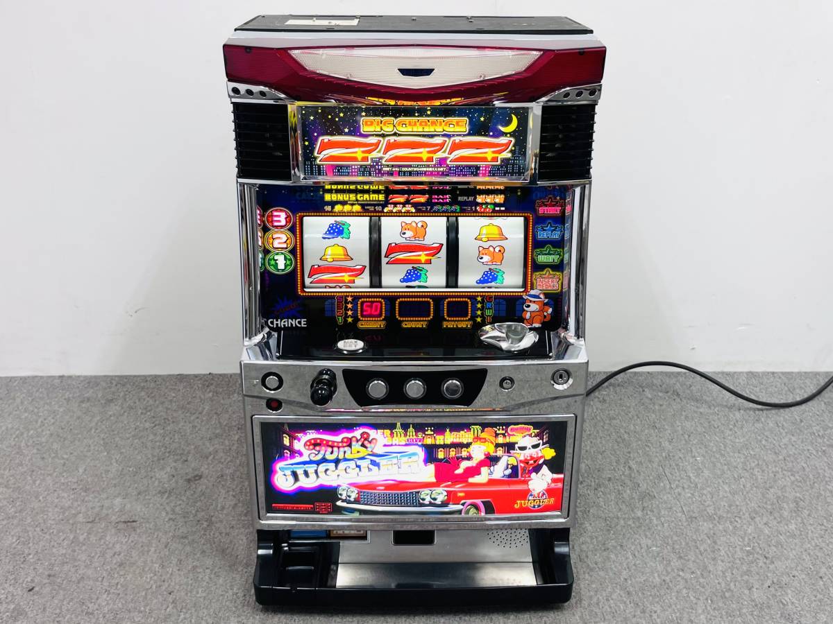 北電子 パチスロ実機 Fanky JUGGLER ファンキージャグラー コイン不要機付き　W3865002_画像1