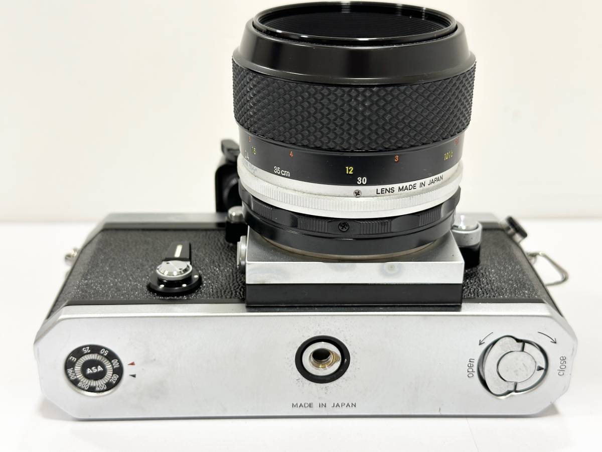 Nikon F ニコン F フォトミックFTN 本体 738万番台 + レンズ Micro-NIKKOR-P・C Auto 1:3.5 55mm フィルムカメラ 一眼レフ 現状_画像6