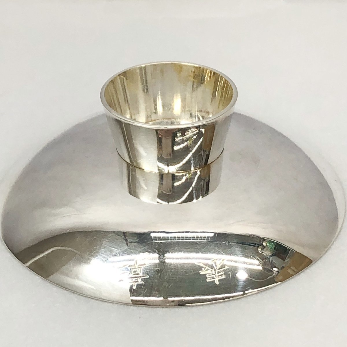  silver cup original silver silver made 2 point set gross weight approximately 108g silver silver chronicle name have diameter approximately 7.3. approximately 8.7cm sake cup 