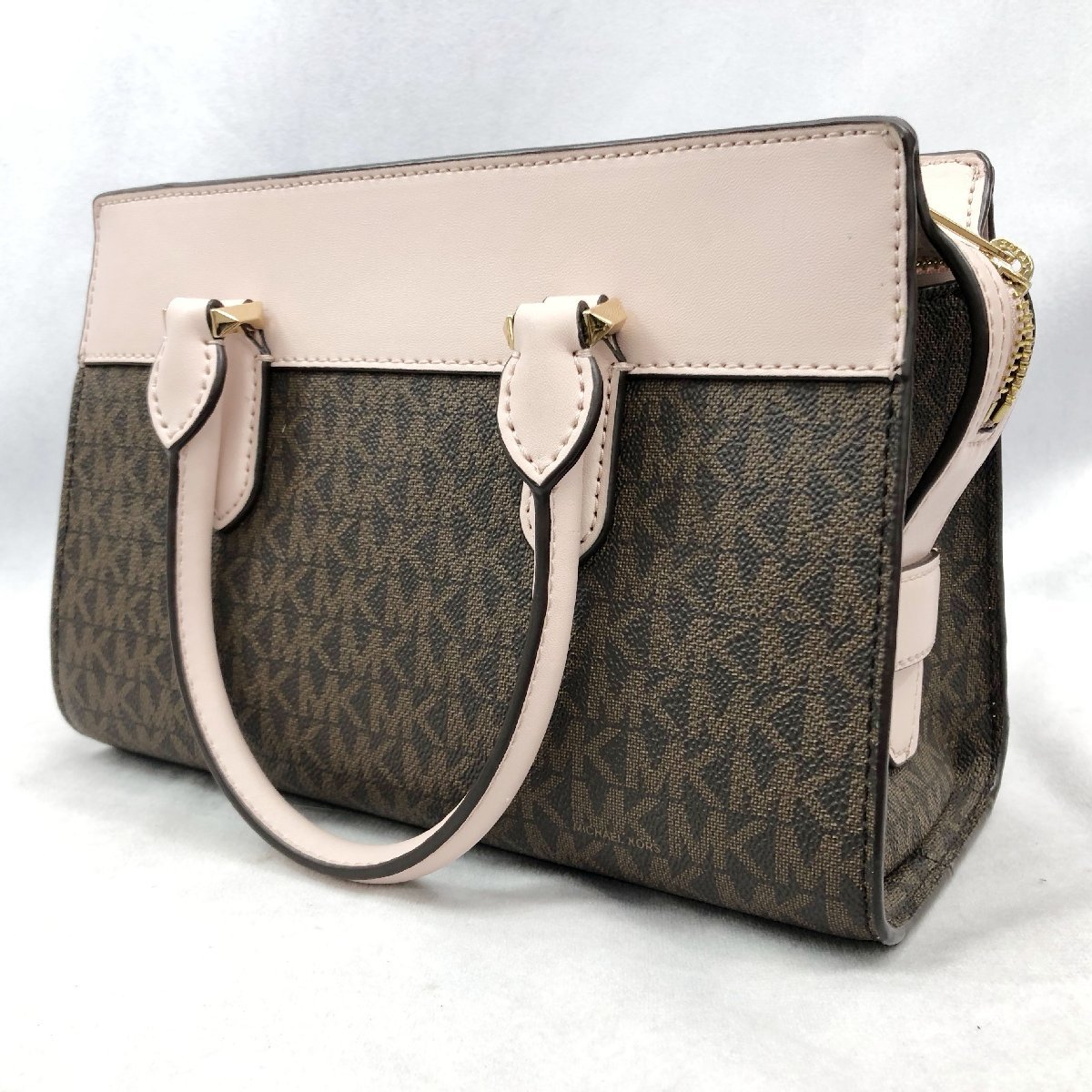 MICHAEL KORS マイケルコース MKシグネチャー サッチェル バッグ 35H1G9MS2B 648 2way ショルダー ハンド MK