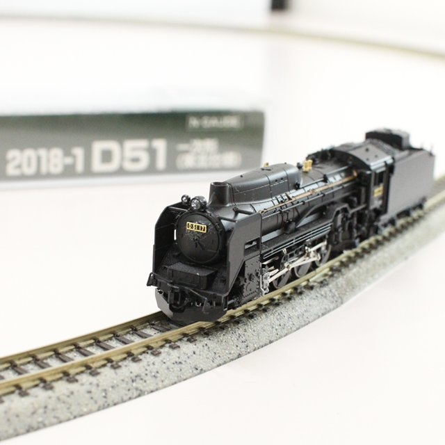 《中古》 KATO 2018-1 D51 一次形（東北仕様） 動作OK 動画あり 炭水車ライトNG 蒸気機関車 SL Nゲージ 鉄道模型（西）