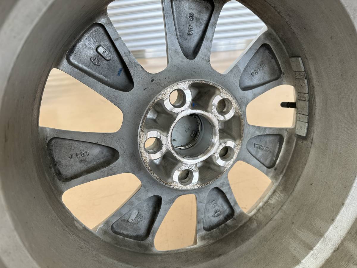 ★中古品★TOYO　トランパスTX スタッドレス＋純正アルミセット 　２１５／６０Ｒ１７　★２０系　ヴェルファイア★_画像10