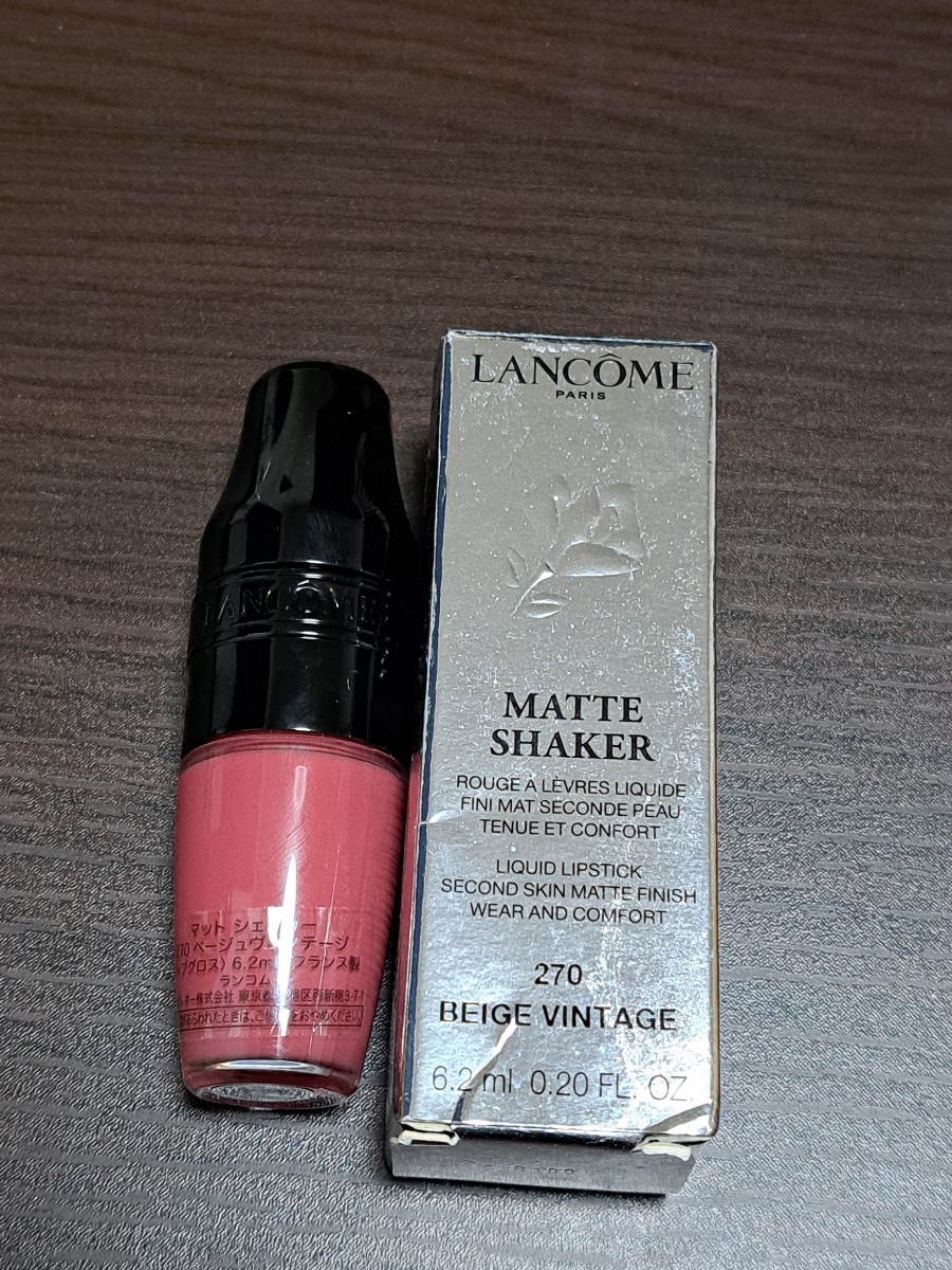 LANCOME Lancome коврик шейкер 270 бежевый Vintage розовый снят с производства "губа" rouge помада красный коврик 