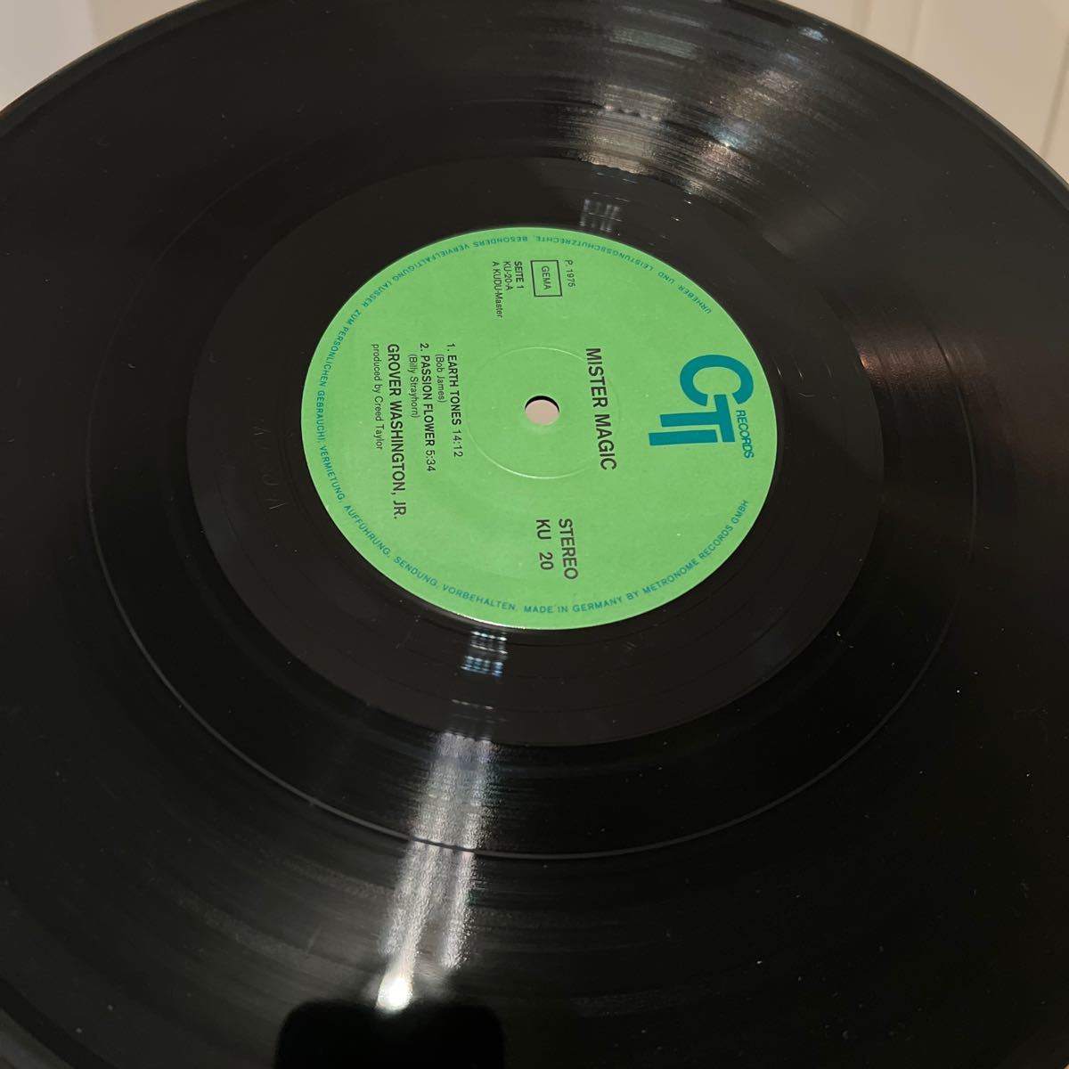 ドイツ盤　Grover washington jr. mister magic LP レコード　グローバーワシントンジュニア　ミスターマジック_画像6