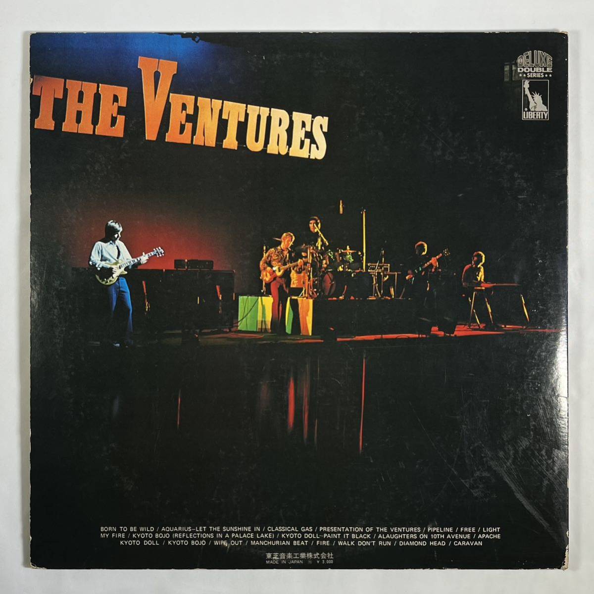 THE VENTURES、CARPENTERS「ON STAGE ’71，NOW & THEN」LP 2枚_画像2