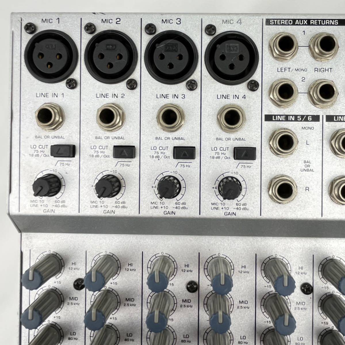 Behringer ベリンガー Behringer ベリンガー EURORACK MX 1604A アナログミキサー 本体のみ〈通電のみ確認〉_画像4