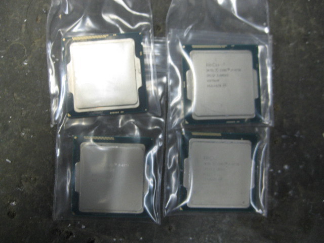 ○中古品!!!CPU Intel Corei7-4770×2枚 と Corei7-4790×2枚 セット