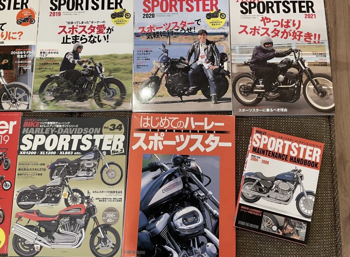 スポーツスター関連書籍セット　SPORTSTER XLH バイク メンテナンス 整備オーバーホール　カスタム_画像1