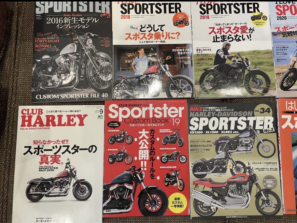 スポーツスター関連書籍セット　SPORTSTER XLH バイク メンテナンス 整備オーバーホール　カスタム_画像2