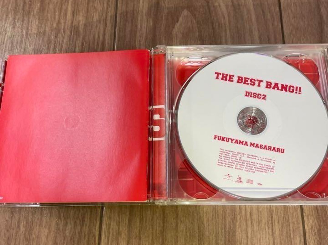 【名盤！】福山雅治 ベストバング THE BEST BANG CDアルバム 道標 化身 虹 桜坂 蛍 HELLO IT'S ONLY LOVE 少年 ひまわり milk tea Going _画像4