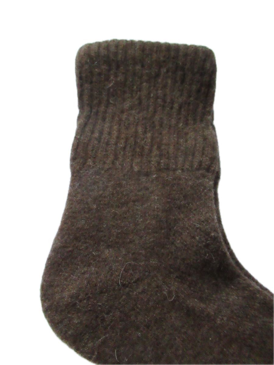 モンゴル100%プレミアムシープウール靴下(サイズ24-26)