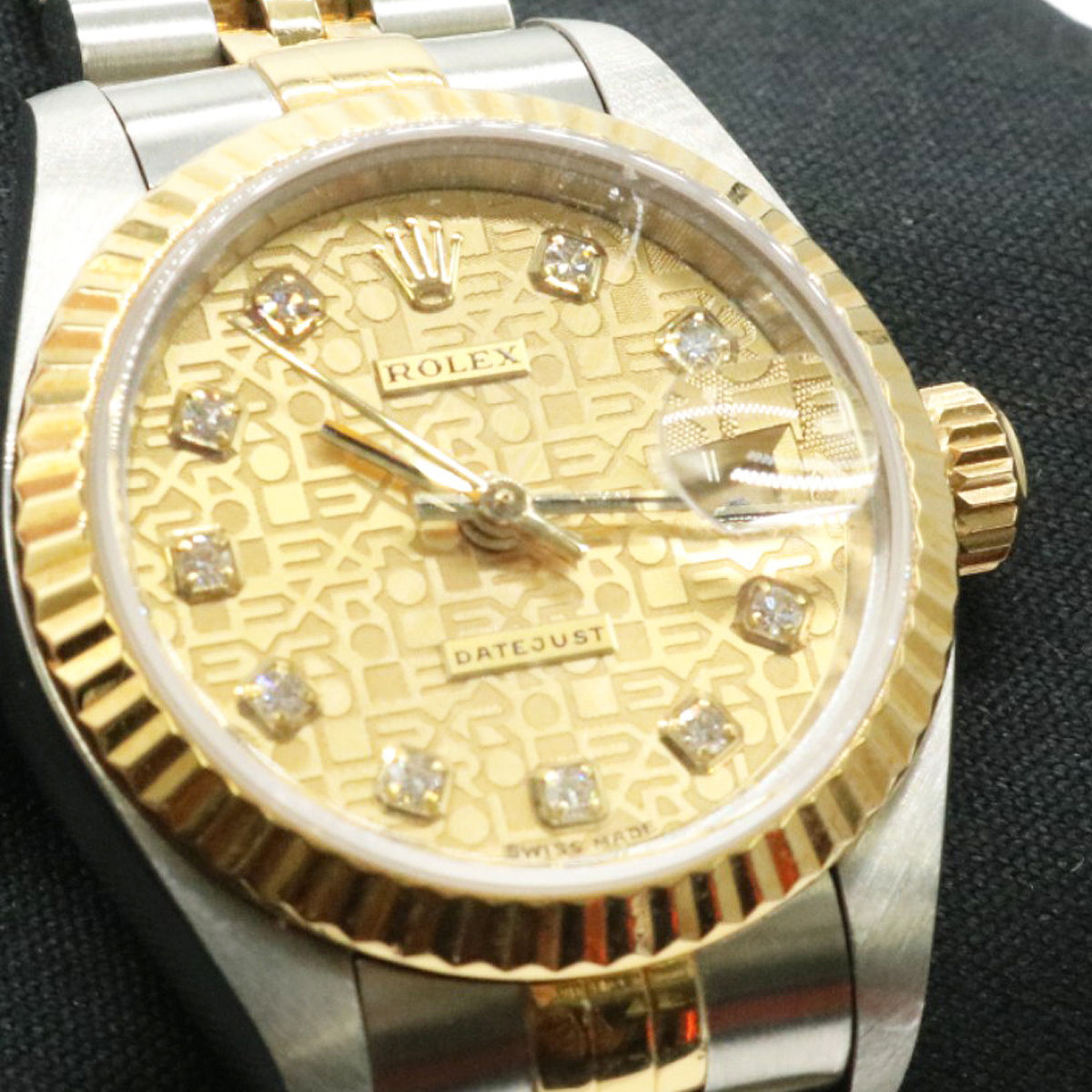 ROLEX【ロレックス】 デイトジャスト26 79173G/K番 SS×YG シャンパンゴールド文字盤 レディース【USED】_画像4