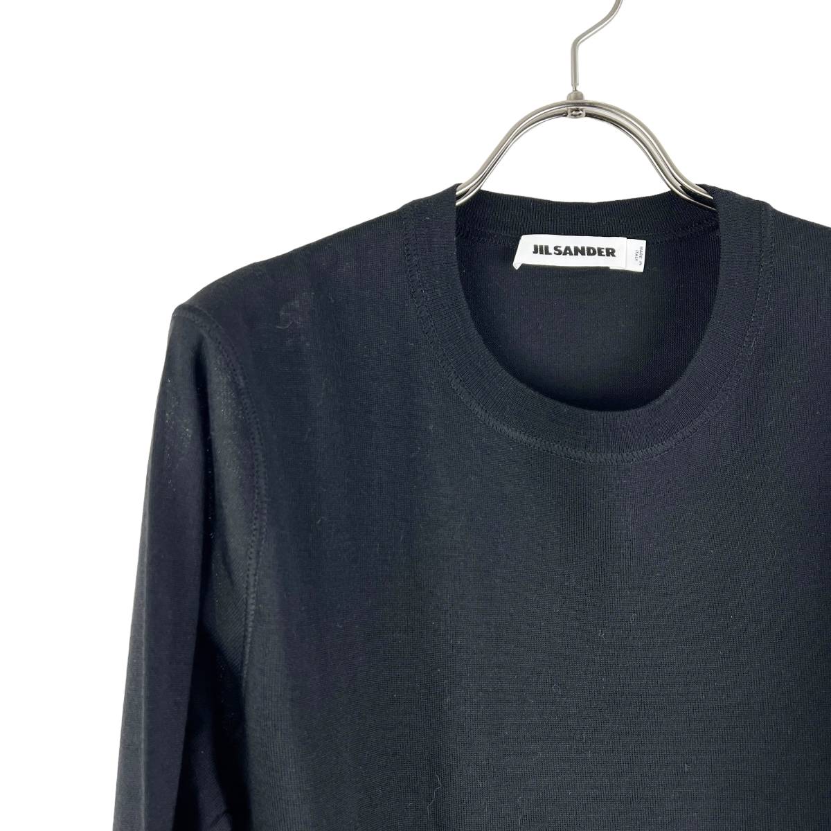 JILSANDER(ジルサンダー) Seethrough Design Business Longsleeve T Shirt (black)