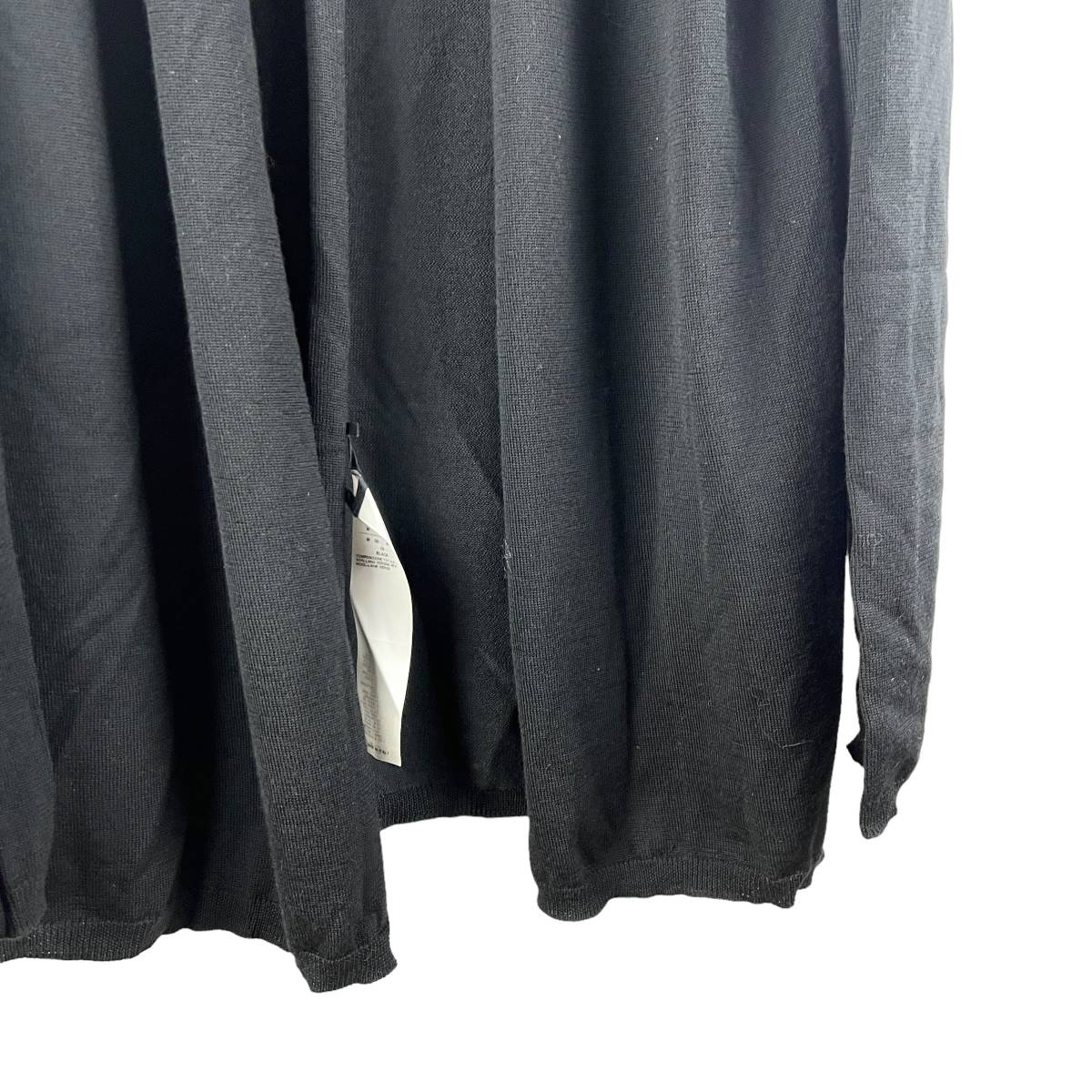 Rick Owens(リックオウエンス) GLITTER F/W Collarless Longsleeve Cardigan (black)_画像4