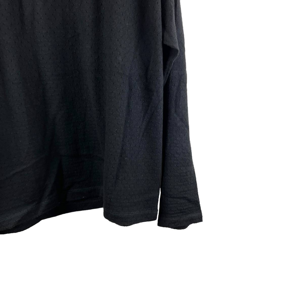 The elder statesman(ジ エルダー ステイツマン) Breathable Fabric Longsleeve T Shirt (black)_画像7