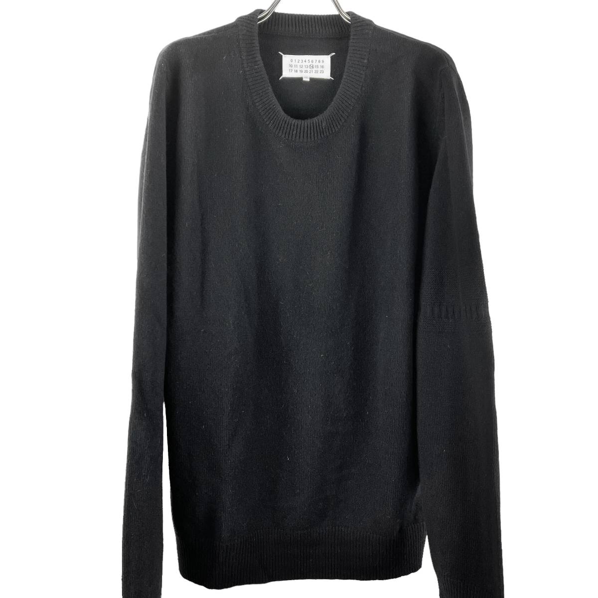Maison Margiela (メゾン マルジェラ) Casual Fit Longsleeve Knit T Shirt 19AW (black)