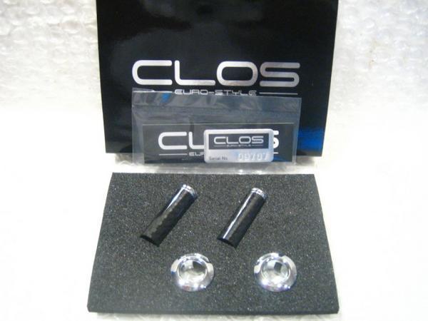 MINI R50/R55/R56 ドアロックピン/カーボン 2PCS【CLOS/クロス製】新品/BMWミニ/_画像1