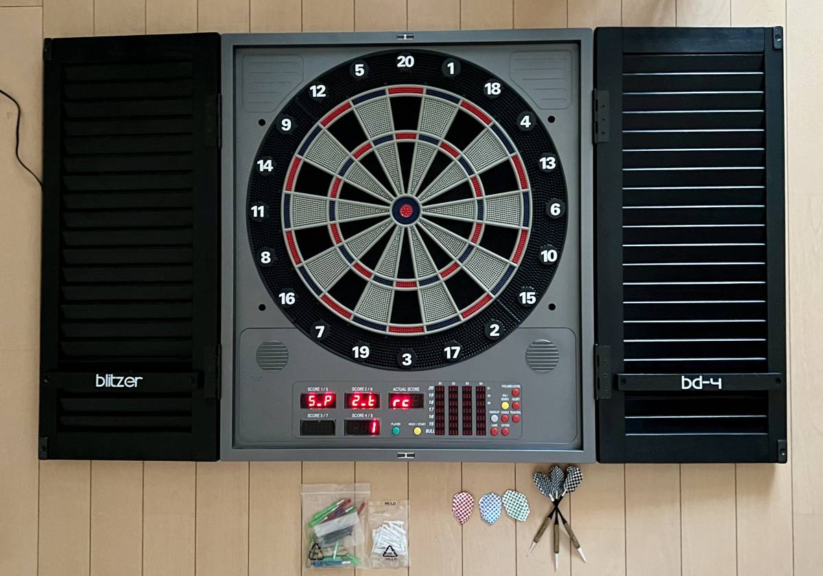 Blitzer bd-4 電子ダーツゲーム Yahoo!オークション - BLITZER BD-4 エレクトロニックダーツボード