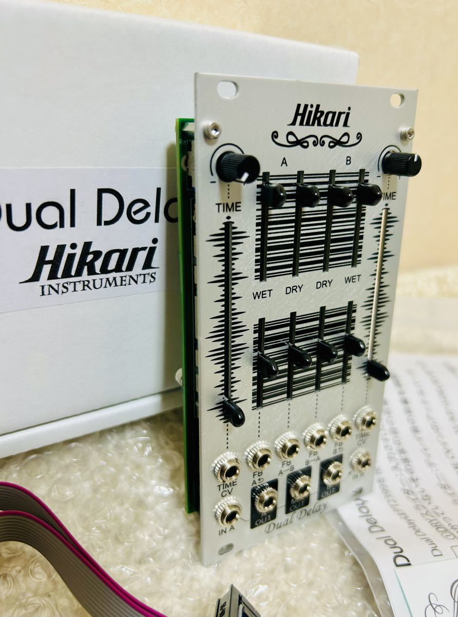 【美品】Hikari Instruments Dual Delay ユーロラック モジュラーシンセ_画像4