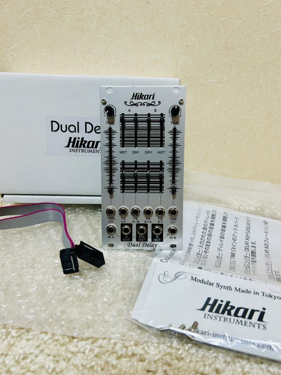 【美品】Hikari Instruments Dual Delay ユーロラック モジュラーシンセ_画像2