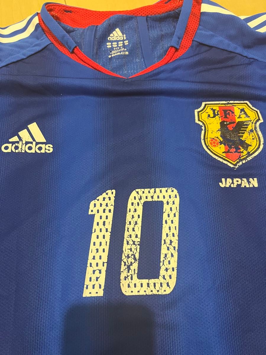 adidas サッカー 日本代表 ユニフォーム アディダス 中村俊輔 Oサイズ