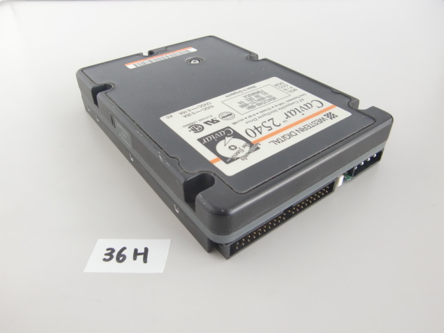 中古 3.5インチ ハードディスク IDE HDD 540MB Western Digtal Caviar2540 WDACD2540-00H ジャンク 通電のみ No.36Hの画像1