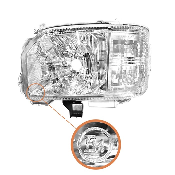 ハイエース レジアスエース 200 4型 5型 6型 7型 ハロゲン車用 純正タイプ ヘッドライト 左 ランプ TRH200 TRH214 TRH216 TRH219 KDH221_画像2