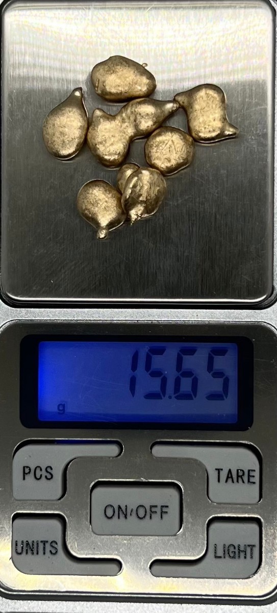 歯科技工　金歯　金塊　歯科用金属　総重量約15g 歯科素材　素材不明_画像1