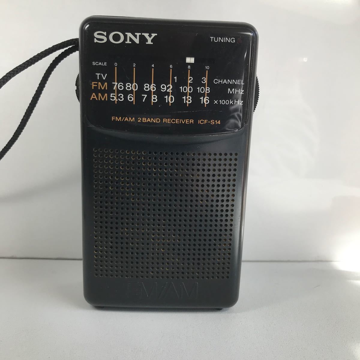 SONY FM/AM コンパクトラジオ ICF-S14(動作品)(並品)_画像1
