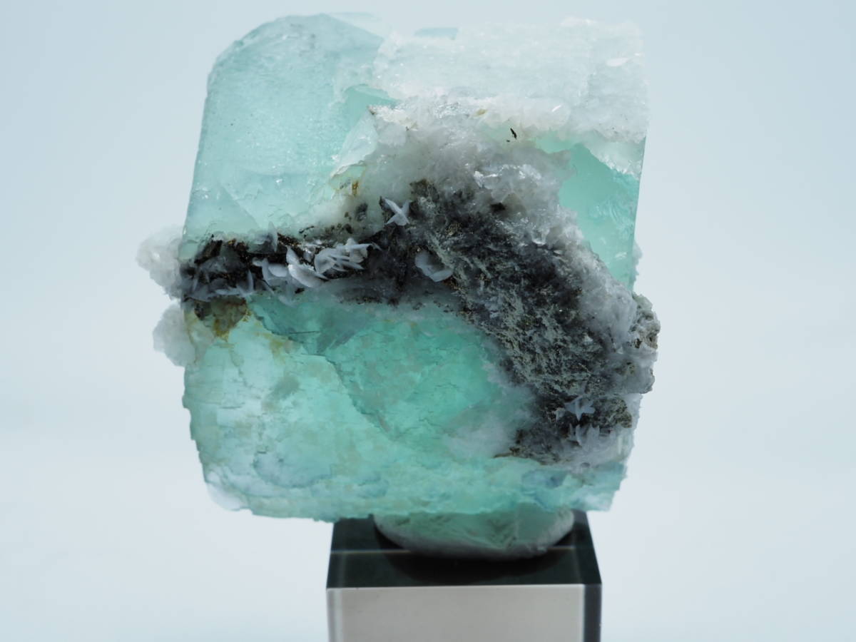 ヤオガンシャン フローライト スモールキャビネットサイズ 天然石 結晶 鉱物 原石 標本 8_画像3