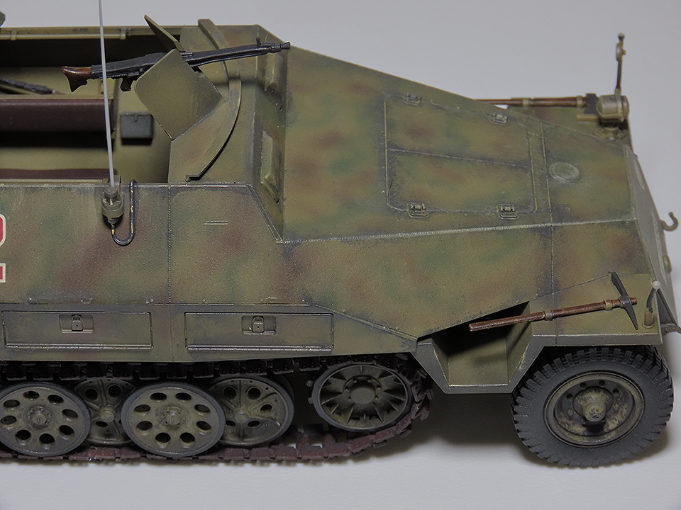 タミヤ模型.1/35.装甲車Sd.Kfz.251/1D型.シロート製作.下手ですがよろしくお願いします。_画像9