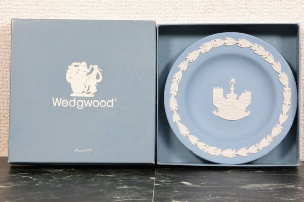 ka3704◆Wedgwood ウェッジウッド◆Jasper ジャスパー★小皿・豆皿など飾り皿10枚セット まとめ売り_画像3