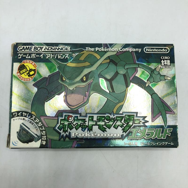 通販 送料無料 中古】GBA)ポケットモンスターエメラルド Wアダプタ同梱 その他