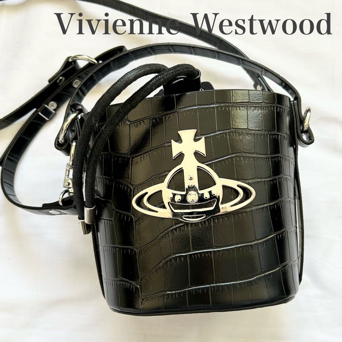 ■美品■2way Vivienne Westwood ショルダーバッグ　黒 本革