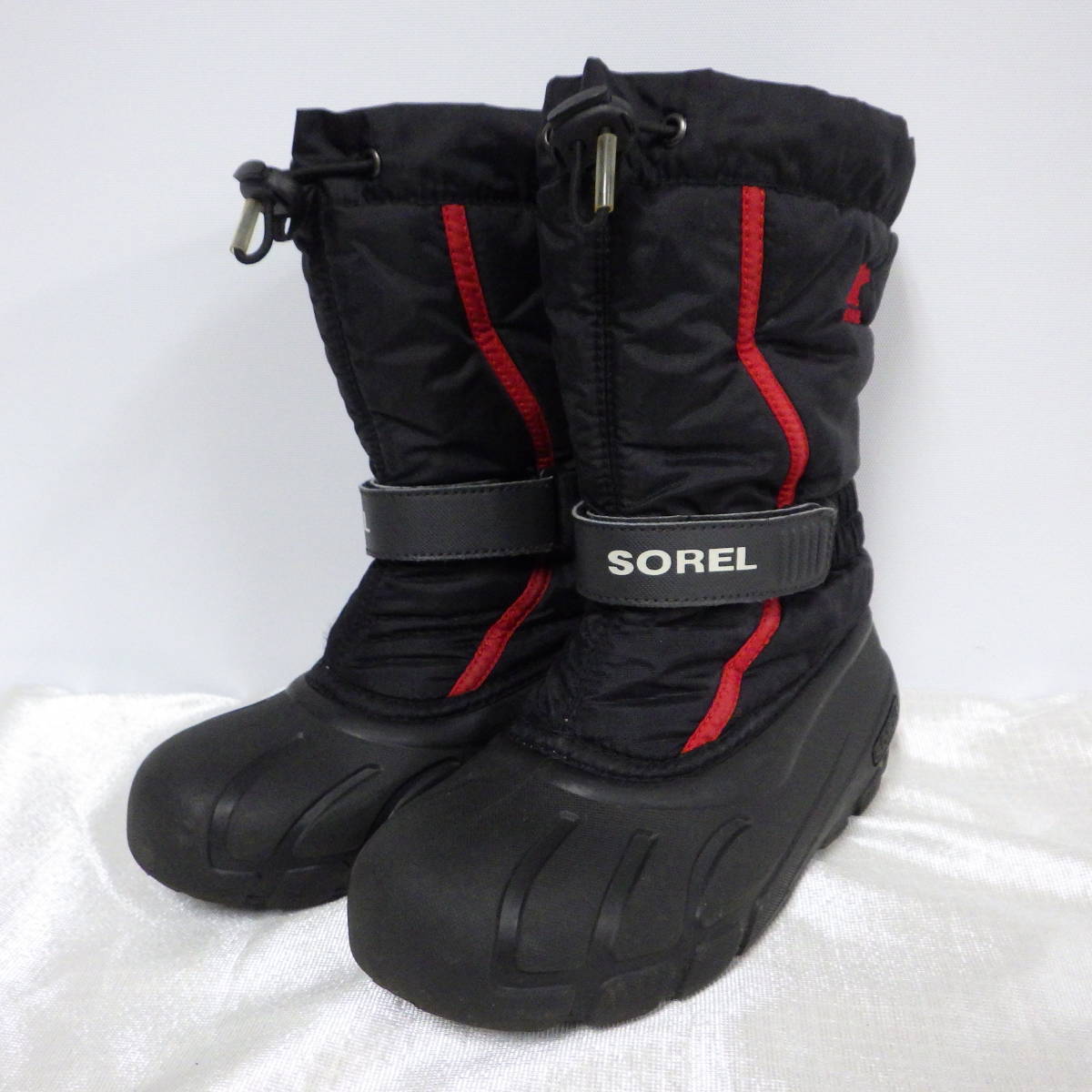 SOREL/ソレル　スノーブーツ ブラック 21.0cm キッズ　ジュニア　ウィンターブーツ_画像1