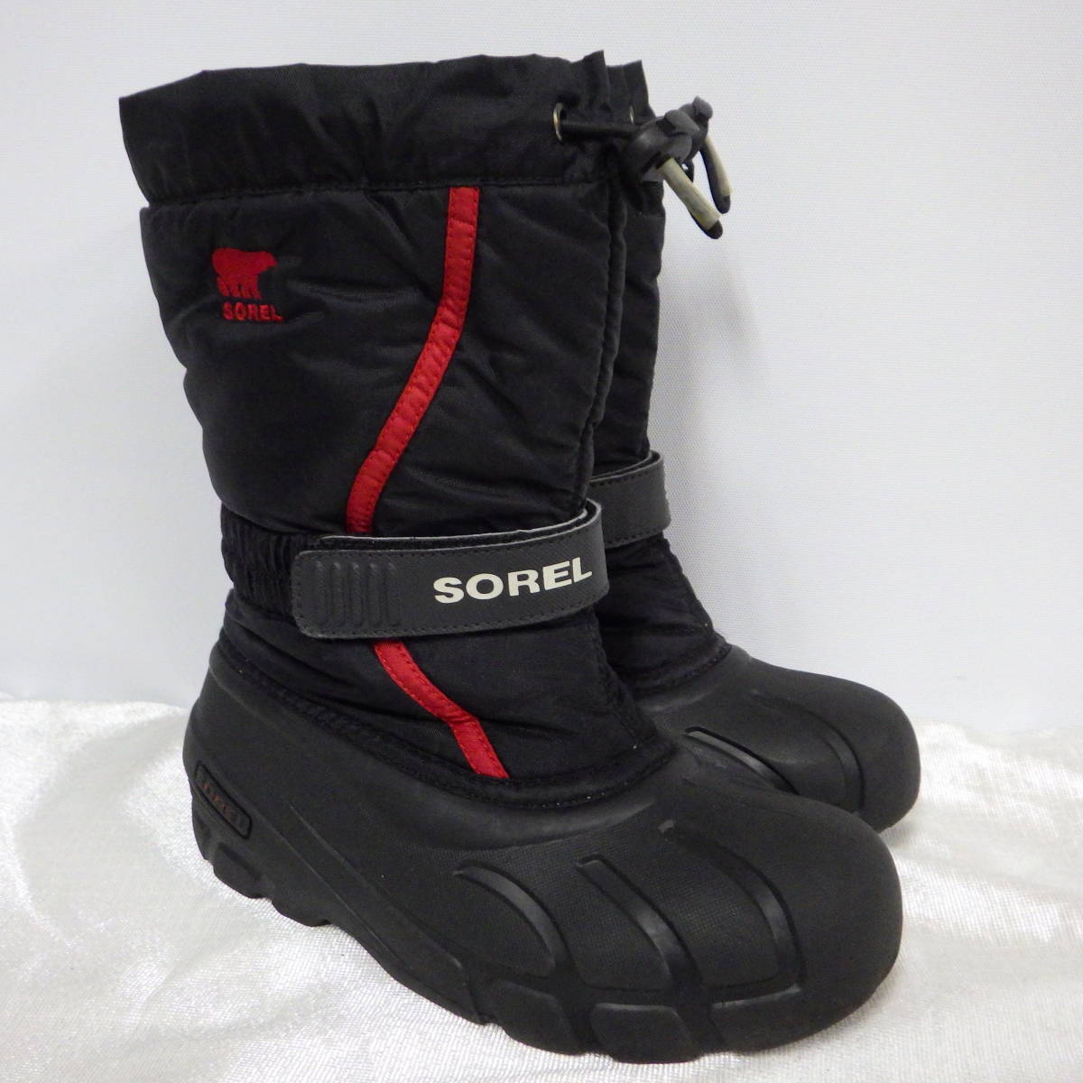 SOREL/ソレル　スノーブーツ ブラック 21.0cm キッズ　ジュニア　ウィンターブーツ_画像2