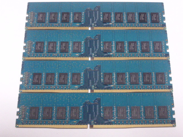 メモリ デスクトップパソコン用 Century Micro SK hynixチップ DDR4-2133 PC4-17000 ECC Unbuffered 8GBx4枚 合計32GB 起動確認済です①_画像4