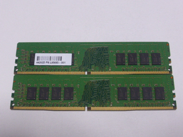 メモリ デスクトップパソコン用 Micron DDR4-2666 PC4-21300 16GBx2枚 合計32GB 起動確認済みです②_画像3