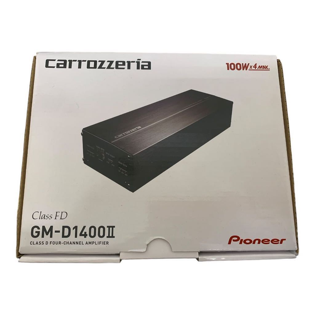  【6188】パイオニア/GM-D1400II　100W×4ch ブリッジャブルパワーアンプ　Carrozzeria 付属品多数_画像1