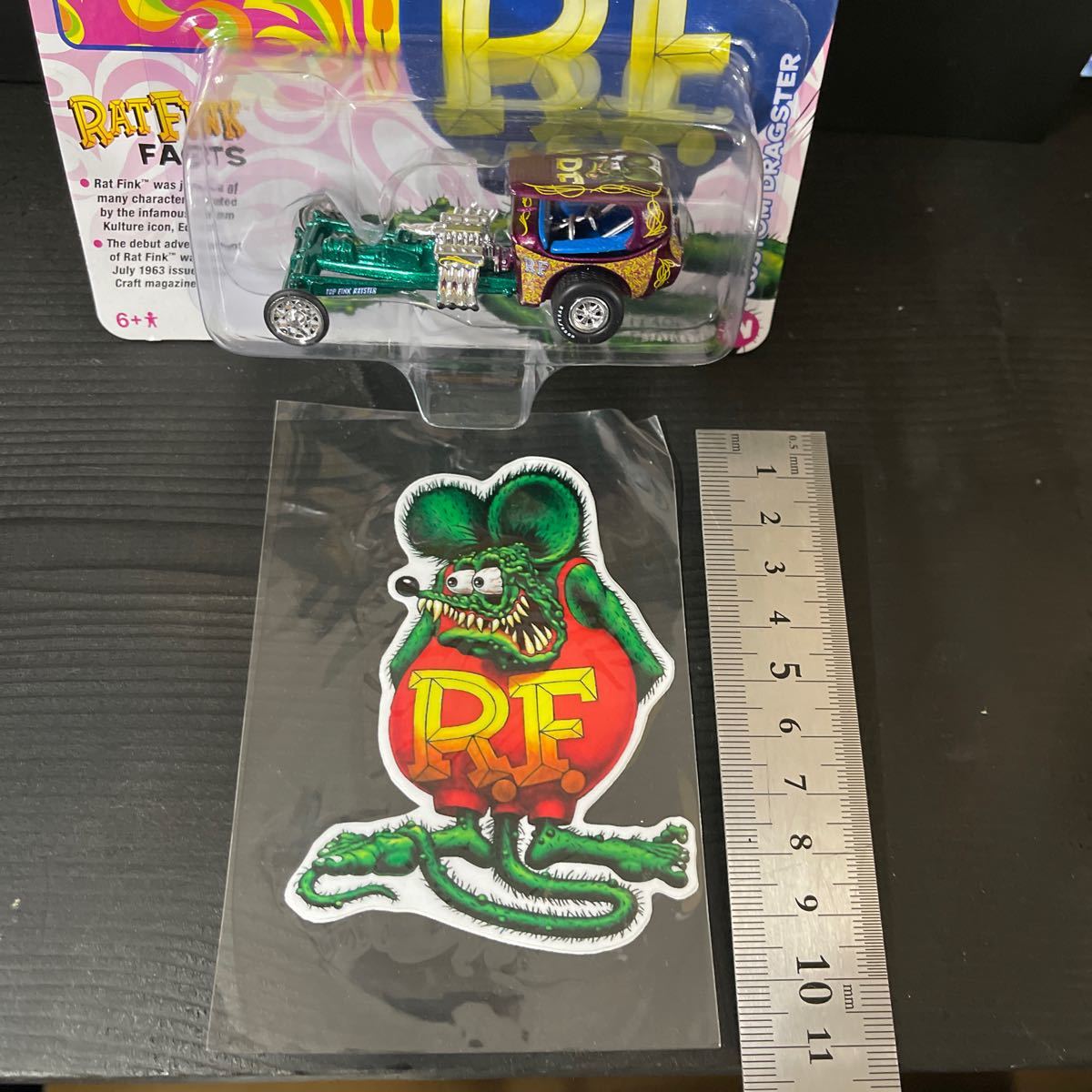 希少！RATFINK ミニカー　輸入雑貨　ステッカーオマケ付き_画像2