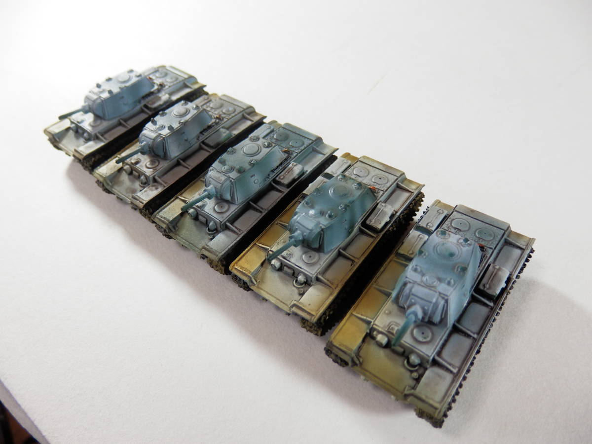 KV-1A　冬季迷彩　5両　WTM 第2弾　ワールドタンクミュージアム　02　_画像2