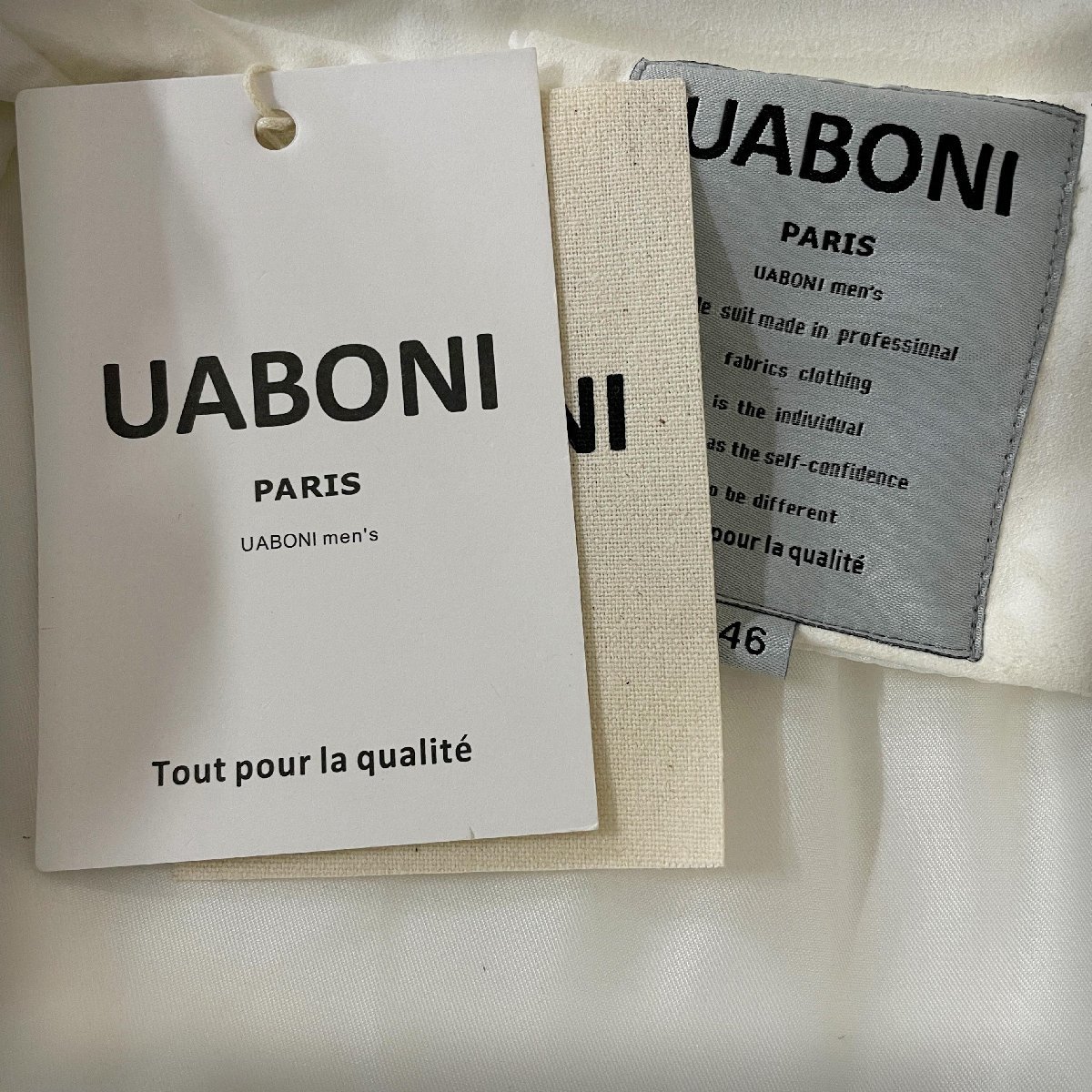 一枚限定EU製＆定価7万◆UABONI*Paris*スタジャン*ユアボニ*パリ発◆個性 高級刺繍 ワッペン U.S.A スエード ジャケット アウター 2XL/52_画像9