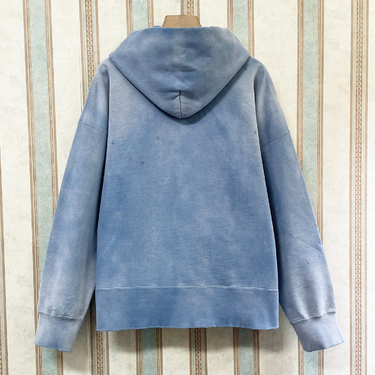 VISVIM ビズビム 23SS COURT HOODIE P.O CRASH ヴィンテージ加工 泥染加工 パーカー フーディー 中村ヒロキ 0123105010019 サイズ4_画像3