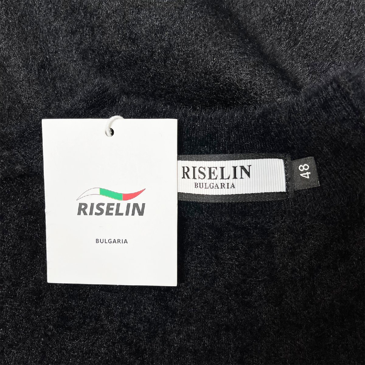 最高級ヨーロッパ製※定価5万◆ブルガリア発※RISELIN セーター 高級ミンク/カシミヤ混 暖かい 毛足 ソフト 防寒 クラシック 紳士 XL/50_画像10