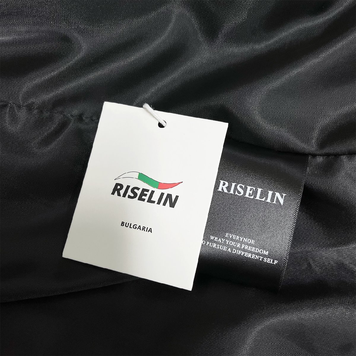 最高級ヨーロッパ製※定価10万◆ブルガリア発※RISELIN 豪華ミンク/カシミヤ混・毛皮ファーコート 極地防寒 艶 フード付き レディース L/48_画像10