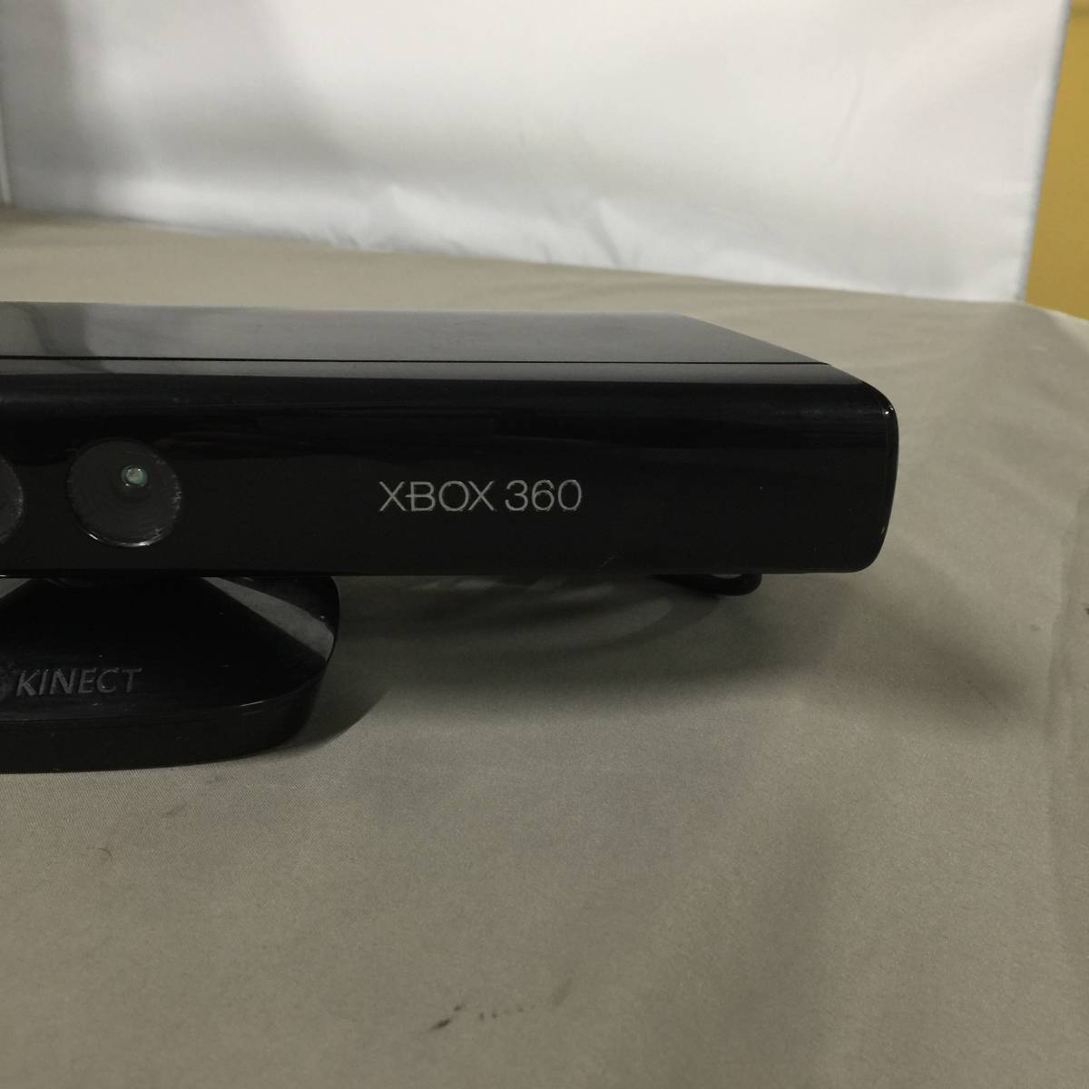 ●Xbox360 Kinect センサー ブラック 1414 Microsoft マイクロソフト ①　【24/0118/01_画像3